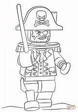 Coloring Lego Pirate Pages Printable Drawing Games sketch template
