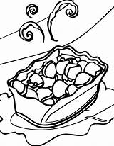 Coloring Salad Chips Potato Drawing Bowl Pages Getcolorings Chip Getdrawings Printable Color Template Revisited sketch template