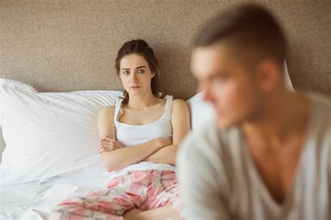 Premium Photo Upset Couple Not Talking To Each Other After Fight