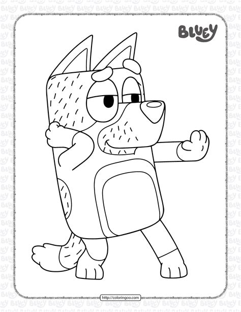 bluey chloe coloring pages  printable coloring pages  kids