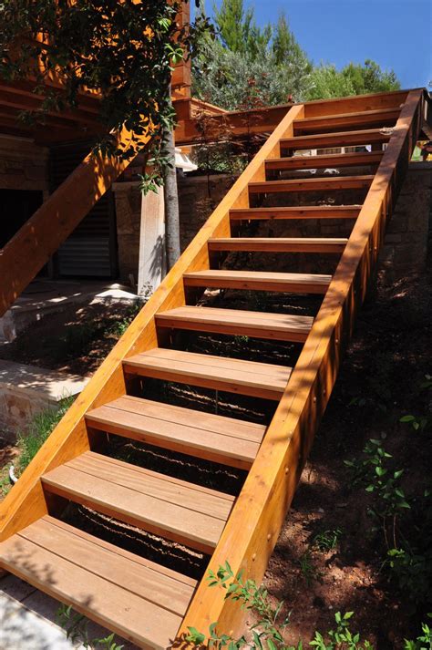 prefab wooden steps     images  prefab outdoor steps  pinterest