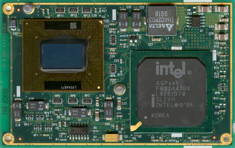 intel pentium ii mobile module  mhz hardware museum