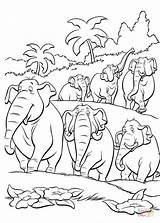 Ausmalbilder Elefanten Ausdrucken sketch template