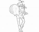 Trigger Blazblue Calamity Makoto Nanaya Ability Coloring Pages Another sketch template