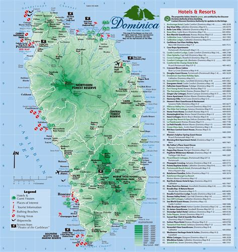 Large Dominica Island Maps For Free Download And Print High
