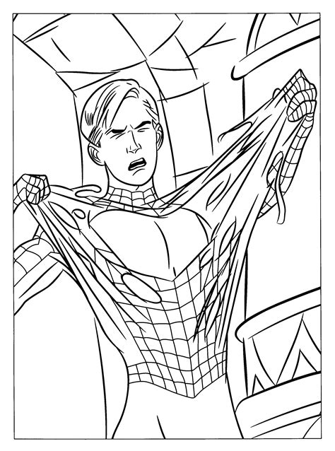 black spider man  coloring pages coloring pages