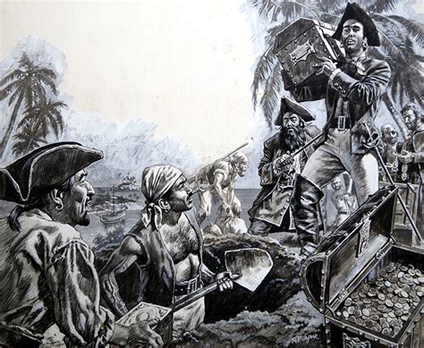 Blackbeard S Treasure By Roger Payne At The Illustration