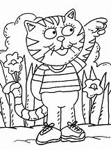 Katten Poezen Kleurplaten Katze Dieren Malvorlage Poes Stemmen Stimmen sketch template