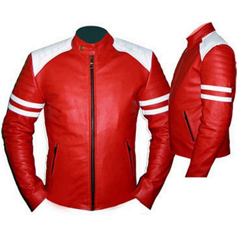 red racer jacket  armor protection vintage racing jacket lusso leather
