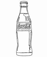 Coloring Drinks Pages Colouring Cola Bottle Kids Coke Coca Cocacola sketch template