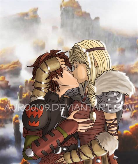 hiccstrid love kiss by auro0109 on deviantart