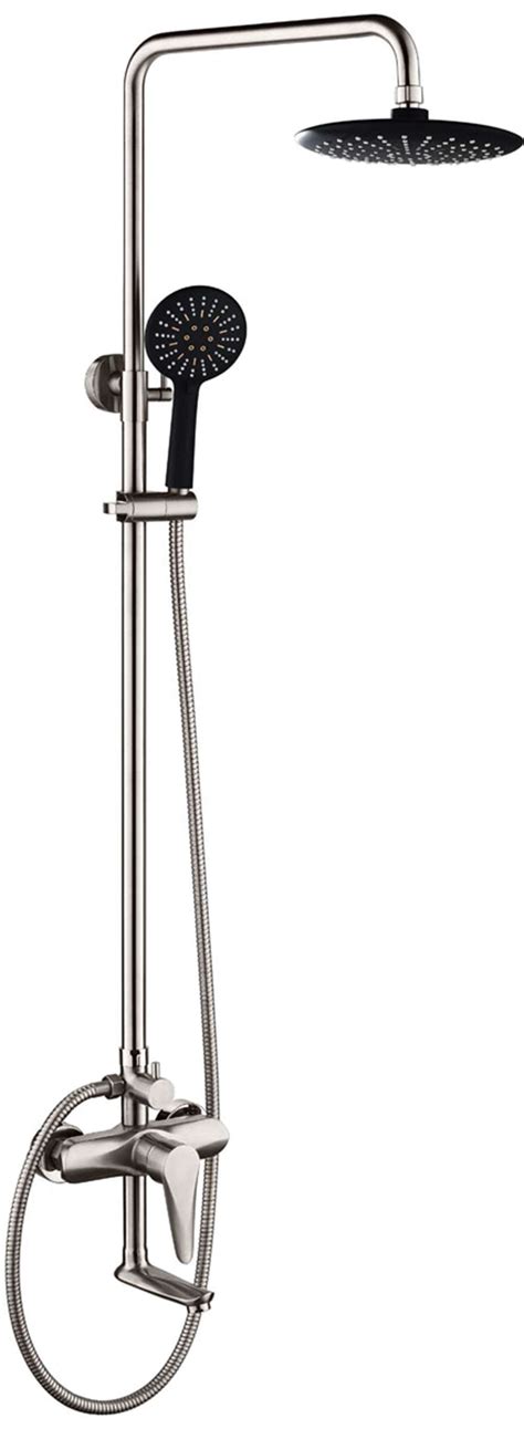 single lever shower set  hb  inoxbath professional  stainless steel faucet