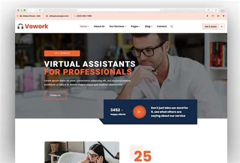 Most Popular Business Virtual Assistant Wordpress Themes 2021
