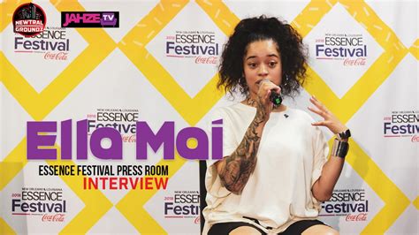 ella mai speaks on boo d up taking a year to blow up at essence fest 2018 newtral groundz