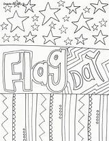 Flag Coloring Pages Doodle Alley sketch template