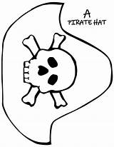 Pirate Hat Patch Eye Craft Patterns Start Before Print sketch template