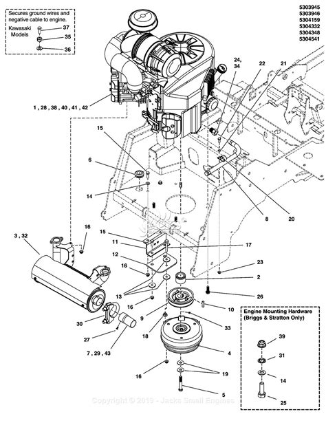 ferris  isz series   mower deck rops iszkav assemblies parts