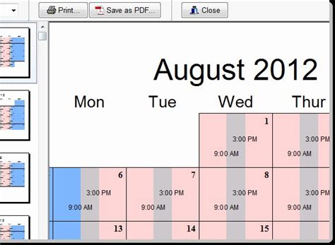 custody calendar template luxury  visitation schedule template