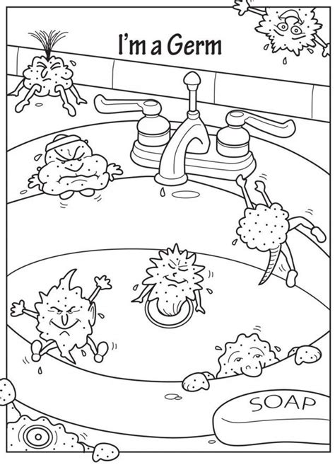 germ coloring page clip art library