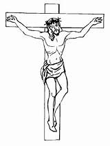 Jesus Crucifixion Printable Crucifix Getdrawings Cruce Hristos από αποθηκεύτηκε sketch template