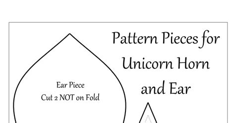 diy unicorn horn ears  eyes template image result  unicorn