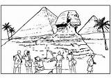 Egipto Colorear Sphinx Egitto Kleurplaat Esfinge Disegno Pyramiden Piramiden Malvorlage Egypte Egipcio Egipcias Piramides Piramide Egito Schoolplaten Antigo Mola Kleurplaten sketch template