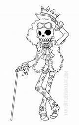 Brook Lineart Yampuff Commission Chibi sketch template