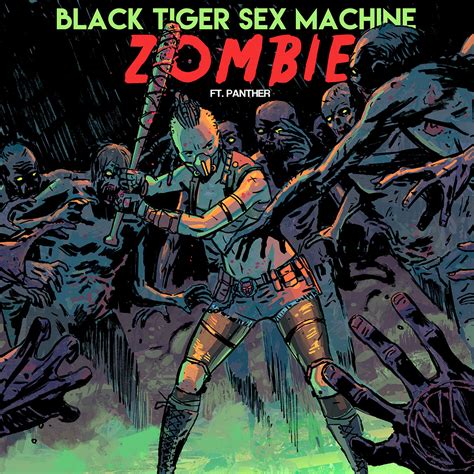 Black Tiger Sex Machine Zombie Cover Illustration On Sva Portfolios