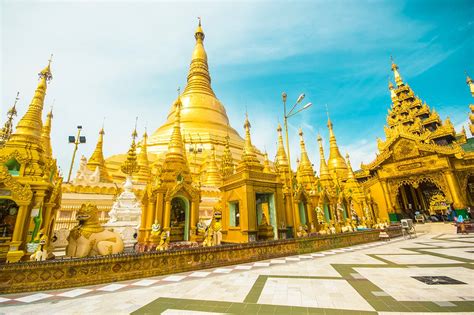 visiting shwedagon pagoda  yangon myanmar