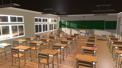 japanese classroom    model  david oliveros torres atdavioly eb