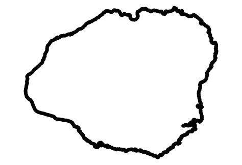 high quality island clipart outline transparent png images