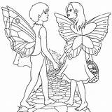 Fairies Nesto sketch template