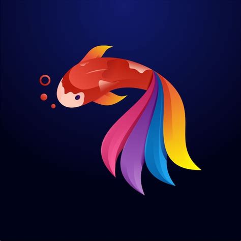 premium vector colorful fish template