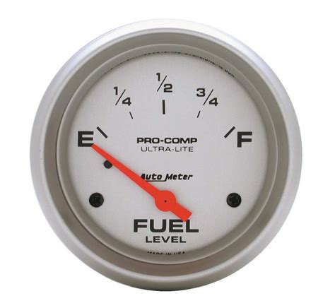 auto meter  fuel level gauge ultra lite   ohm elec