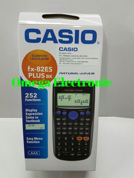 jual casio fx  es  calculator scientific  lapak omega electronic bukalapak