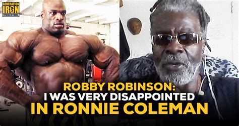 Robby Robinson On Ronnie Coleman S Hardcore Training I