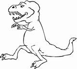 Tyrannosaurus Coloring Pages Color Supercoloring sketch template