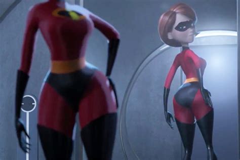 elastigirl from ‘the incredibles is a thicc superhero queen