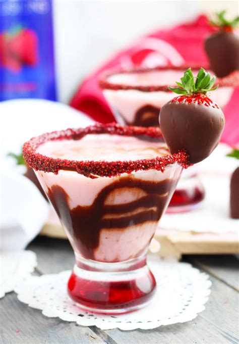 chocolate covered strawberry martini  yummy tummies
