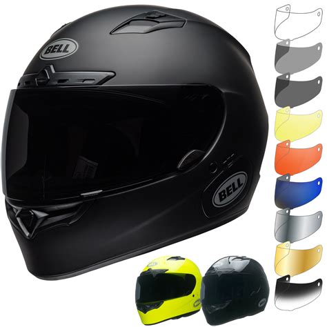 bell qualifier dlx mips solid motorcycle helmet visor full face