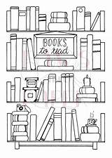 Adobe Reader Bookcase Dorthea sketch template
