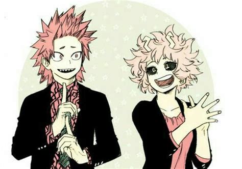 kirishima  ashido kirishima eijirou ashido mina boku  hero academia