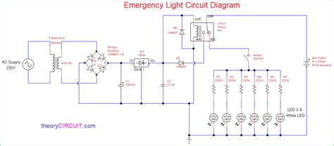 wiring diagram   maintained emergency lighting