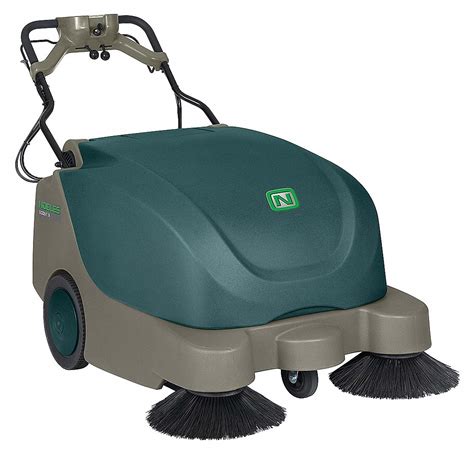 nobles walk  sweeper battery operated     cleaning path width ml