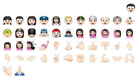 Here Are All The New Ethnically Diverse Emoji Apple Just
