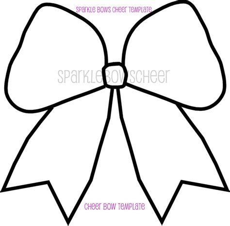 cheer bow drawing  paintingvalleycom explore collection  cheer