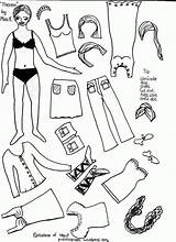 Paper Coloring Doll Pages Dolls Girl Drawing Popular American Library Clipart sketch template
