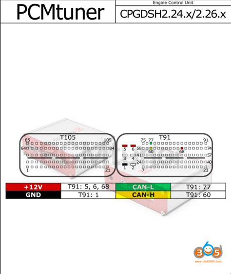 pcmtuner wiring diagrams module    obdiicom official blog