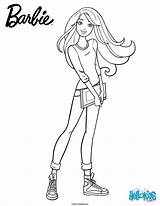 Barbie Coloring Pages School Hellokids Color Her Book Books Colouring Extraordinary Sheet Print Looks Great Sheets Printable Online Bubakids Choose sketch template