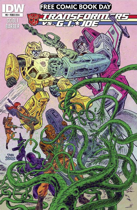 Transformers Gi Joe Crossover Comic Book Five Page Preview Images
